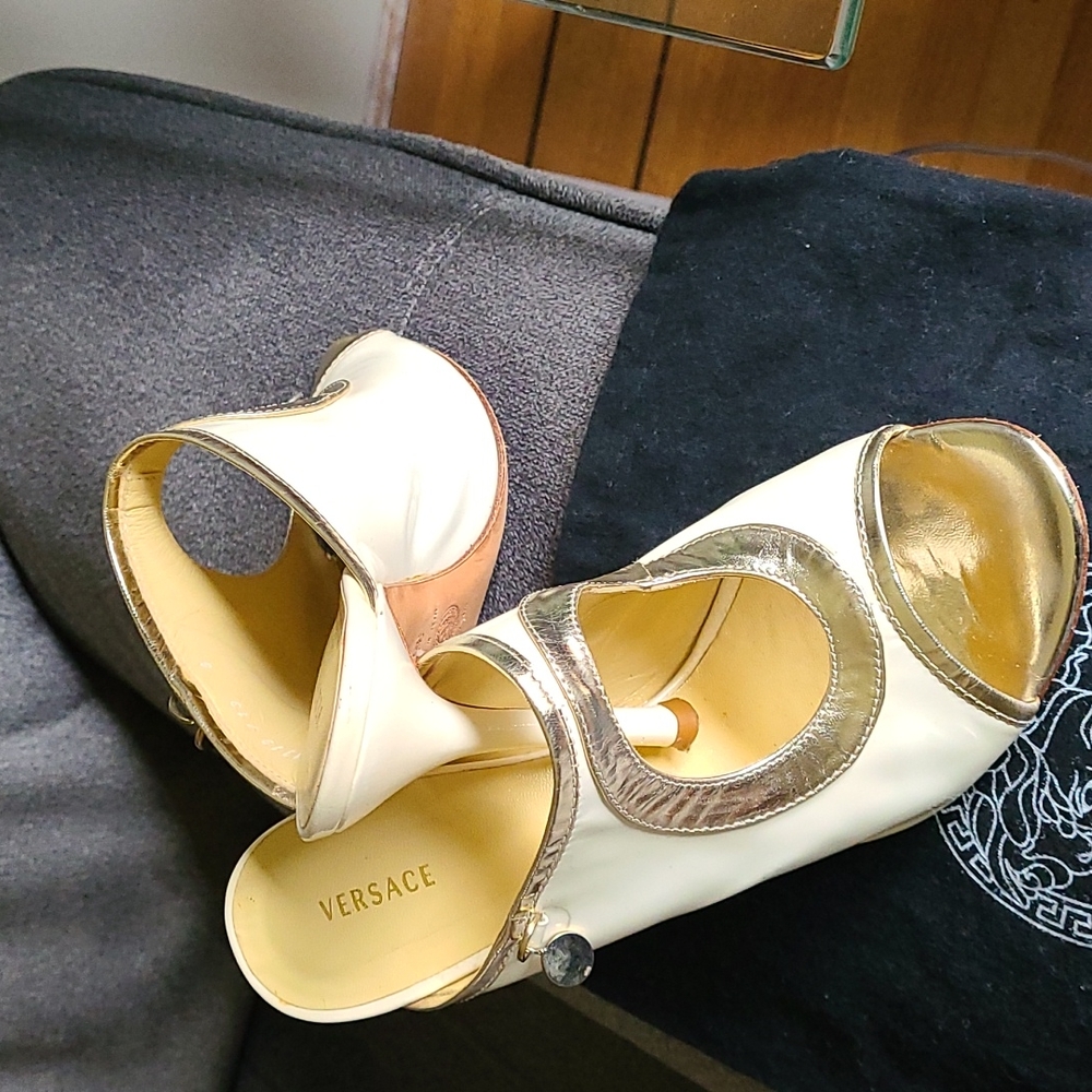 Versace Heeled Mule